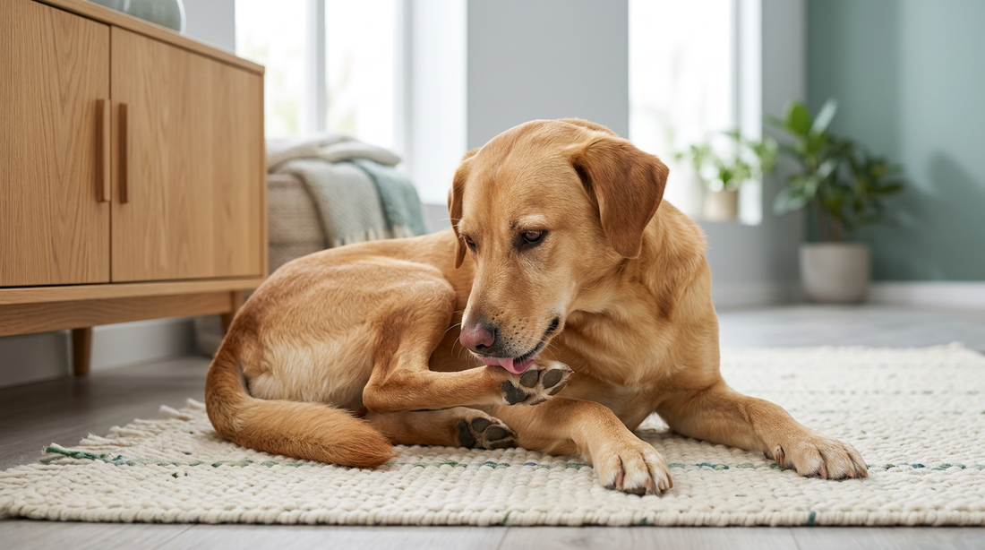Pourquoi mon chien lèche ses pattes sans arrêt ? 7 causes et solutions