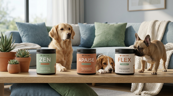 Quel complément alimentaire pour chien choisir : ZEN, APAISE ou FLEX ?