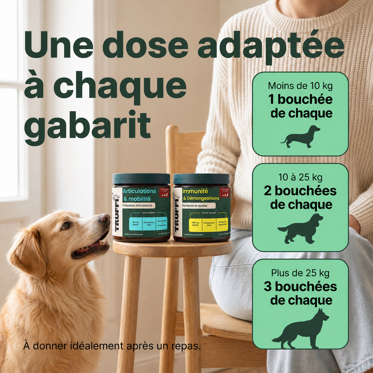Protocole Senior : une dose adaptée à chaque gabarit