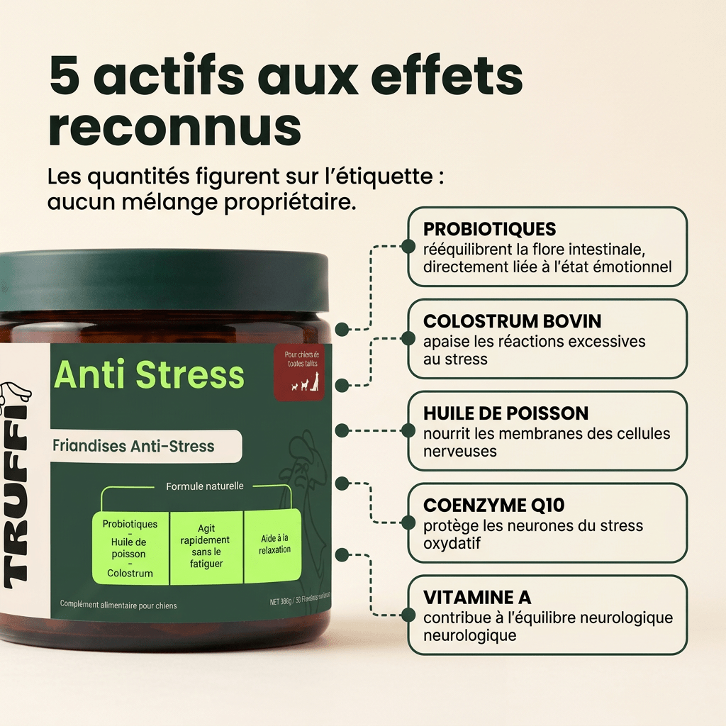 Anti-Stress · Apaise stress et anxiété du chien - HelloTruffi
