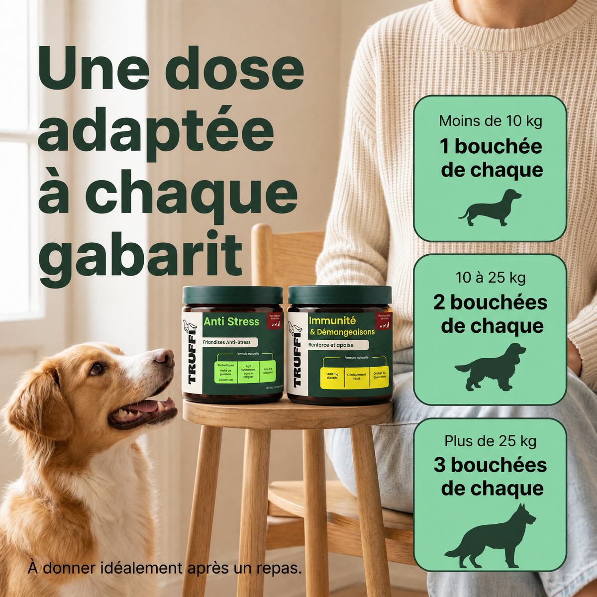 Protocole Sérénité : une dose adaptée à chaque gabarit